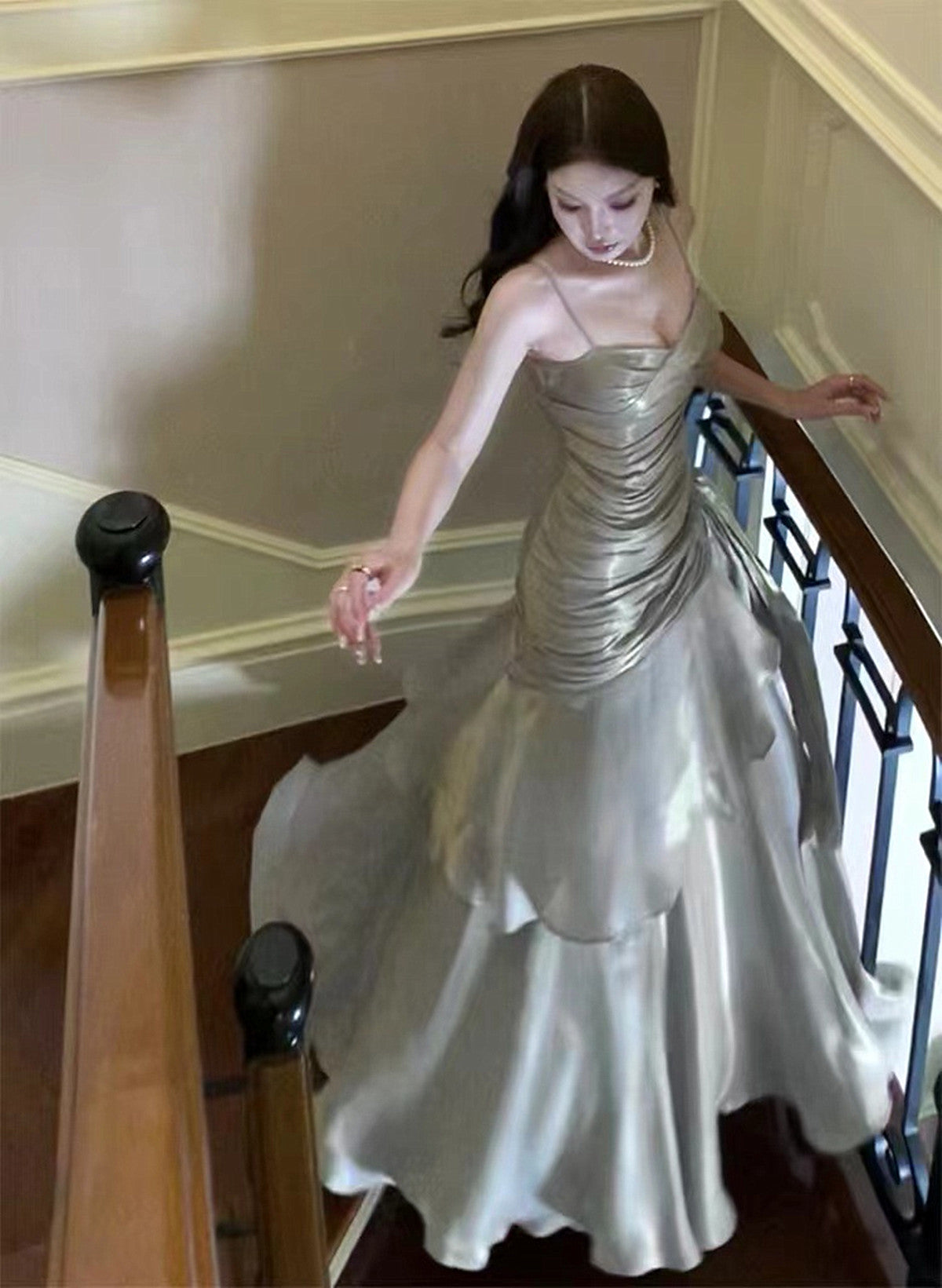 cute long party dresses Beautiful Unique Style Tulle Long Party Dress, Long Formal Gowns 2019